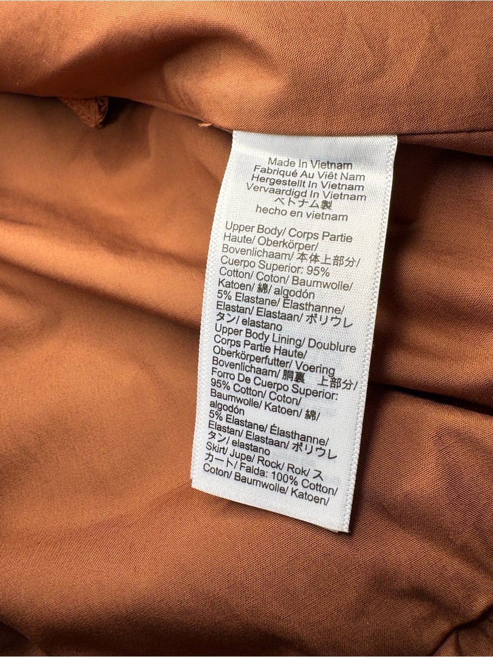 J. Crew Mixy Bubble Hem Rust Sleeveless Dress - Picture 12 of 13